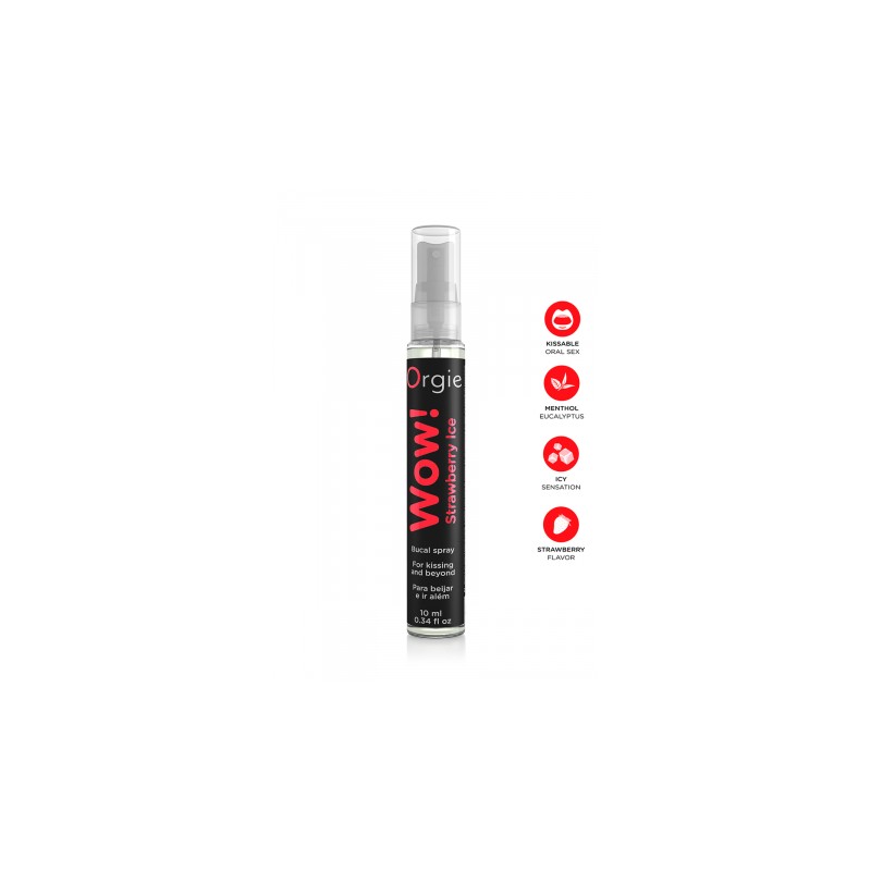 Spray buccal excitant Wow menthol fraise glaçé