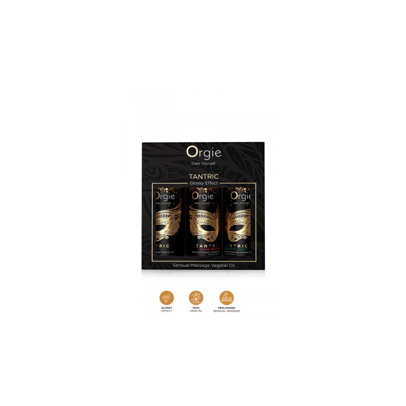 Coffret 3 huiles de massage Sensuel Tantric Collection