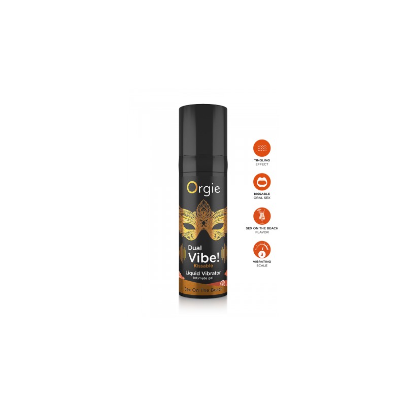 Gel d'excitation Dual Vibe Sex On The Beach Liquid Vibrator