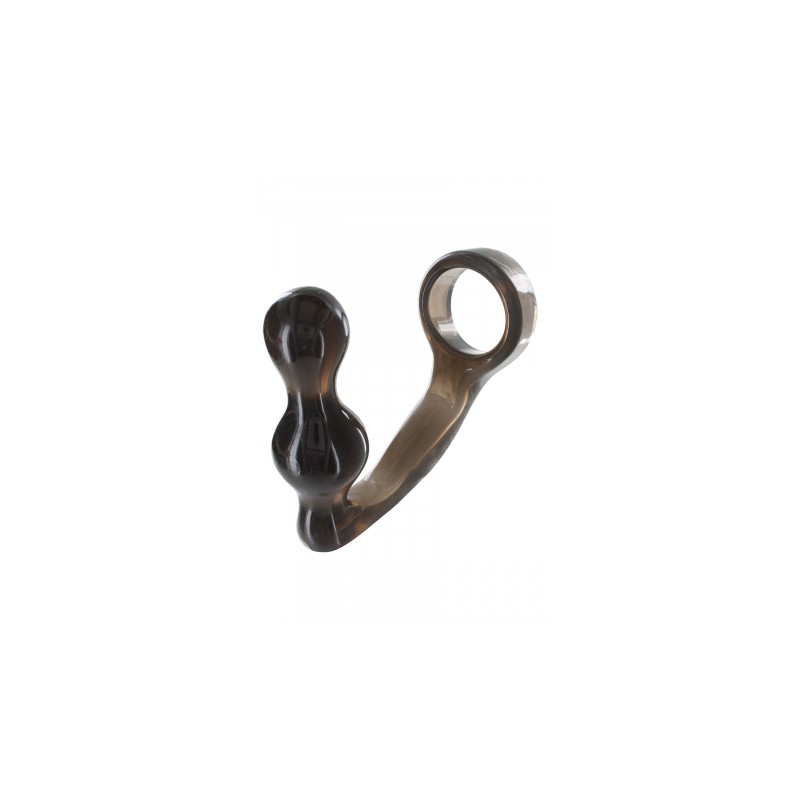 Stimulateur de prostate et cockring gris