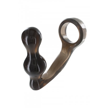 Stimulateur de prostate et cockring gris