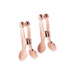 Pinces à tétons Bound rose gold