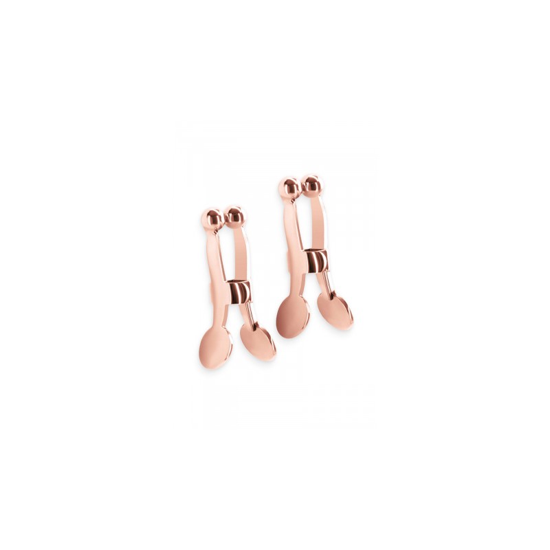 Pinces à tétons Bound rose gold
