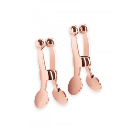 Pinces à tétons Bound rose gold