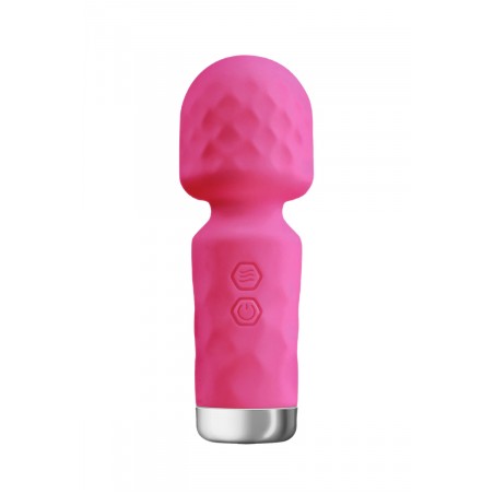 Mini vibromasseur King Wand rose