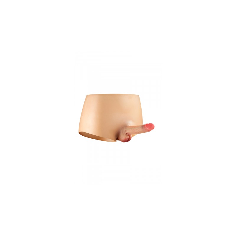 Culotte avec gode réaliste creux