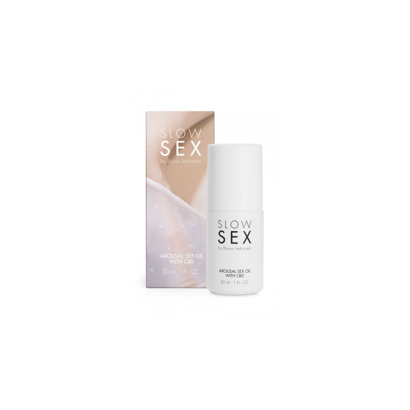 Huile stimulante au CBD Slow Sex - Bijoux Indiscrets
