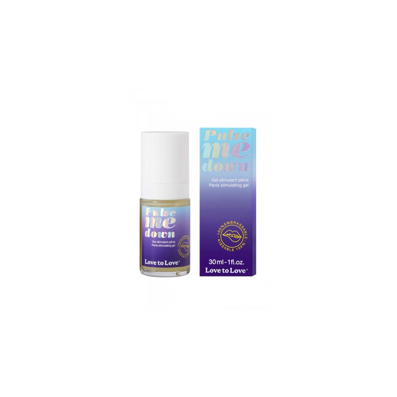 Gel stimulant pénis Pulse Me Down 30ml - Love To Love