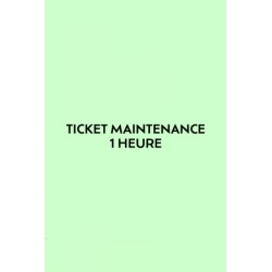 Ticket 1 heure de maintenance