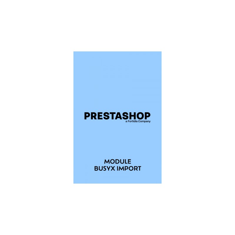 Module Busyx Import Prestashop