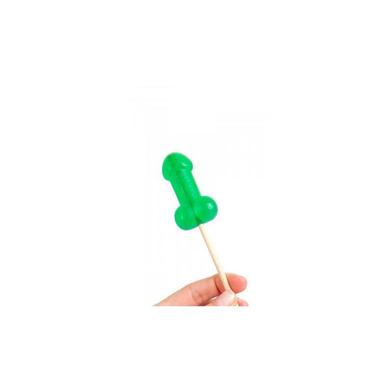 Sucette pénis à la menthe avec effet rafraichissant