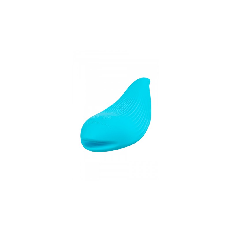 Mini vibro rechargeable DelightfulWave bleu - FairyGasm