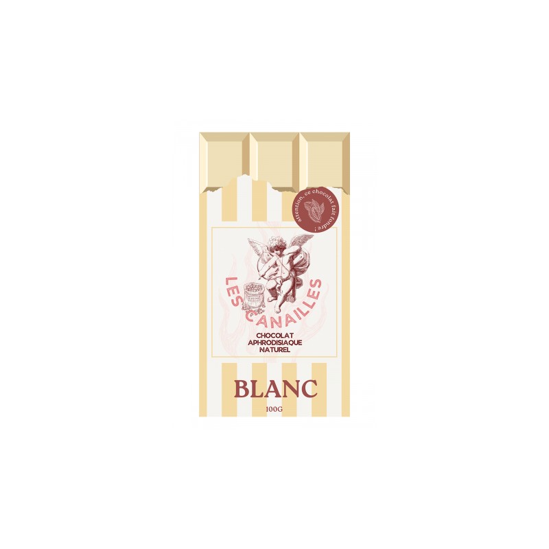 Chocolat blanc - Tablette 100g - Les canailles