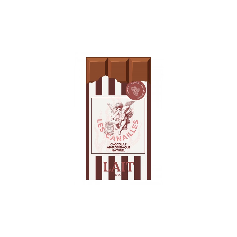 Chocolat au lait - Tablette 100g - Les canailles