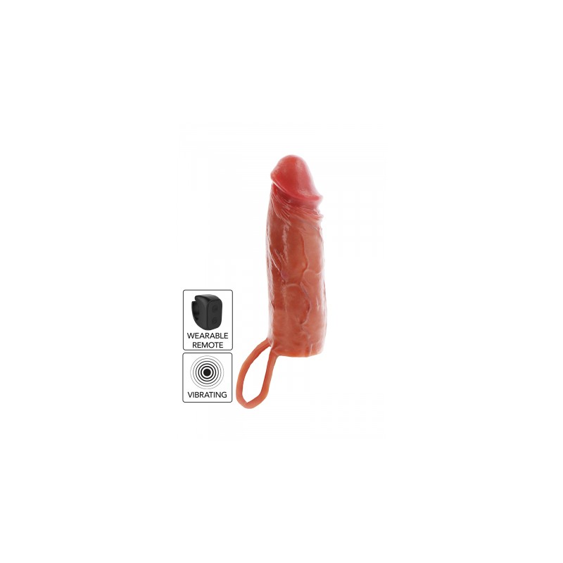 Gaine de pénis vibrante 16 cm - Toy Joy