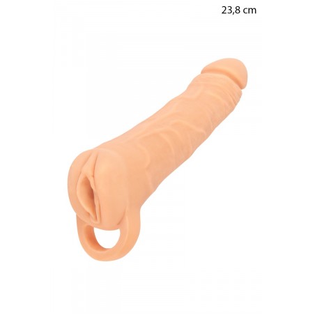 Masturbateur et extension de pénis  23,8 cm - Nature Skin