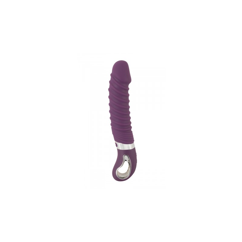 Vibro chauffant rechargeable 23,5 x 4,1 cm - Sweet Smile