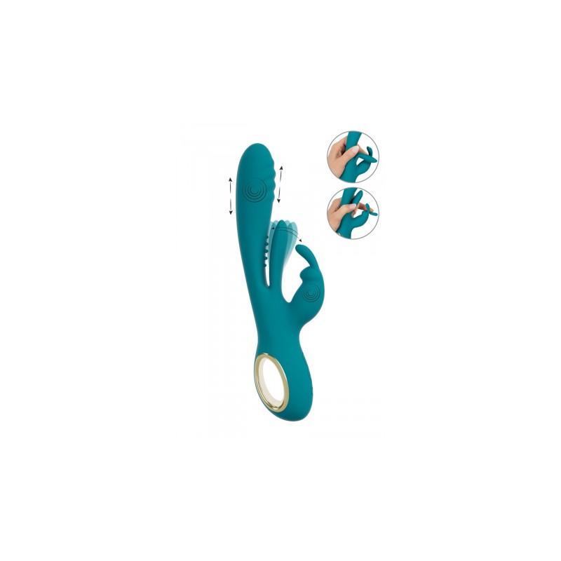 Vibro Rabbit avec va-et-vient et stimulation point G - Sweet Smile