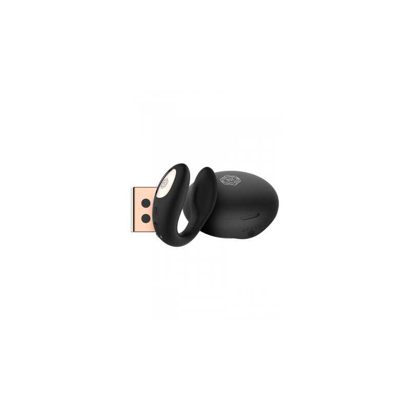 Vibro pour couple C-Shape  - Rosy Gold