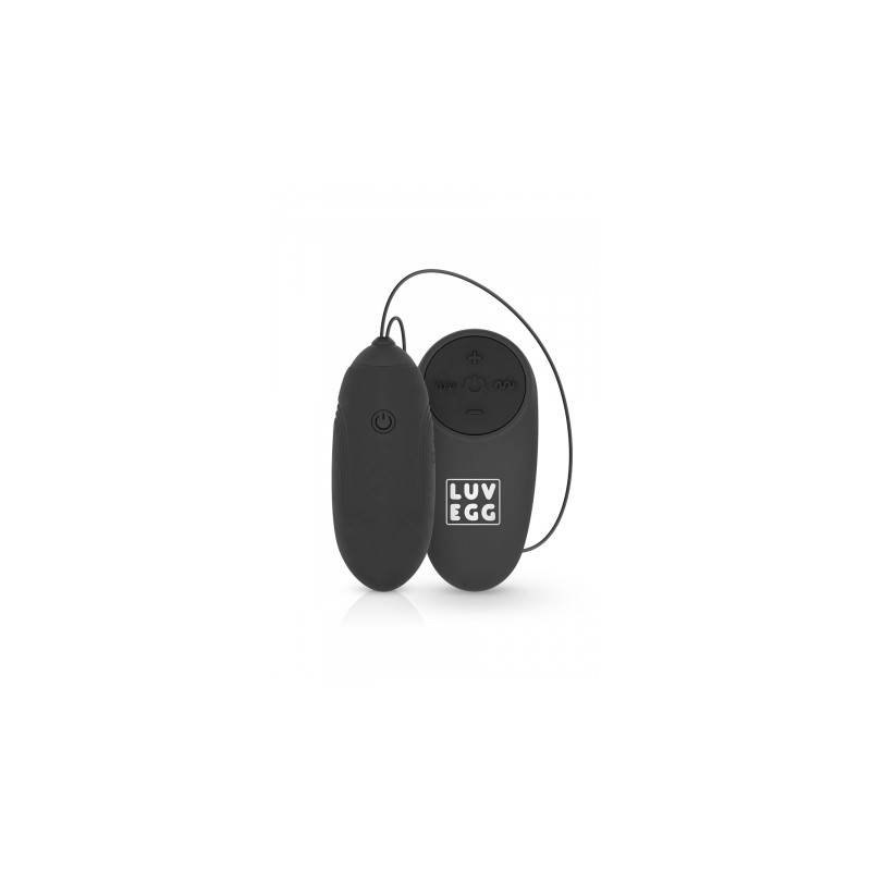 Oeuf vibrant télécommandé noir - LUV EGG