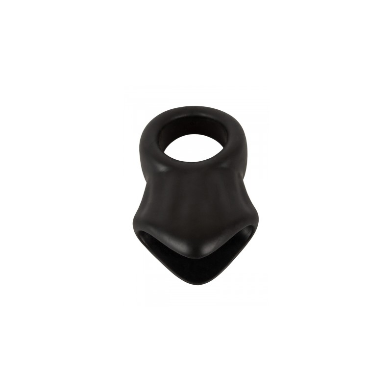 Cock Ring avec Ball Stretcher liquid silicone - Erecto