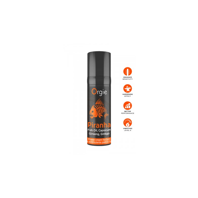 Crème stimulante Piranha Power Cream - Orgie