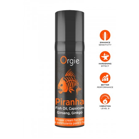 Crème stimulante Piranha Power Cream - Orgie