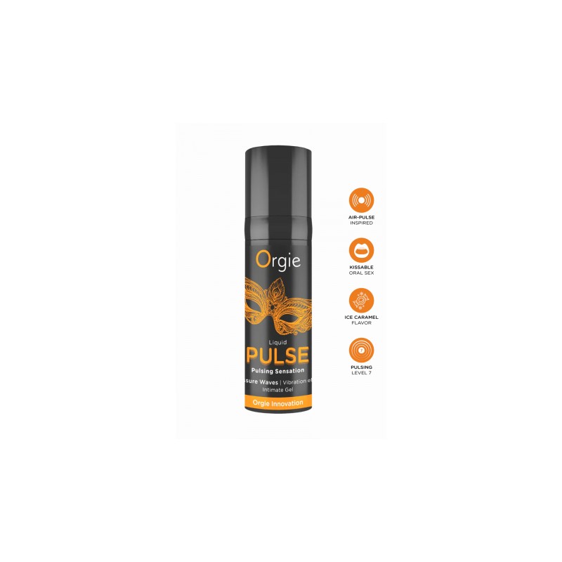 Gel stimulant embrassable Liquid Pulse - Orgie