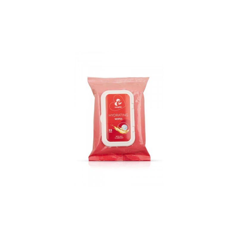25 lingettes hydratantes avec lubrifiant et huiles - EasyGlide