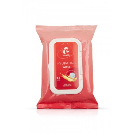 25 lingettes hydratantes avec lubrifiant et huiles - EasyGlide
