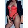 Harnais Fabulous noir vernis - Strap On Me