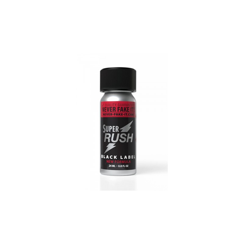 Poppers Super Rush Black Label Aluminium 24ml