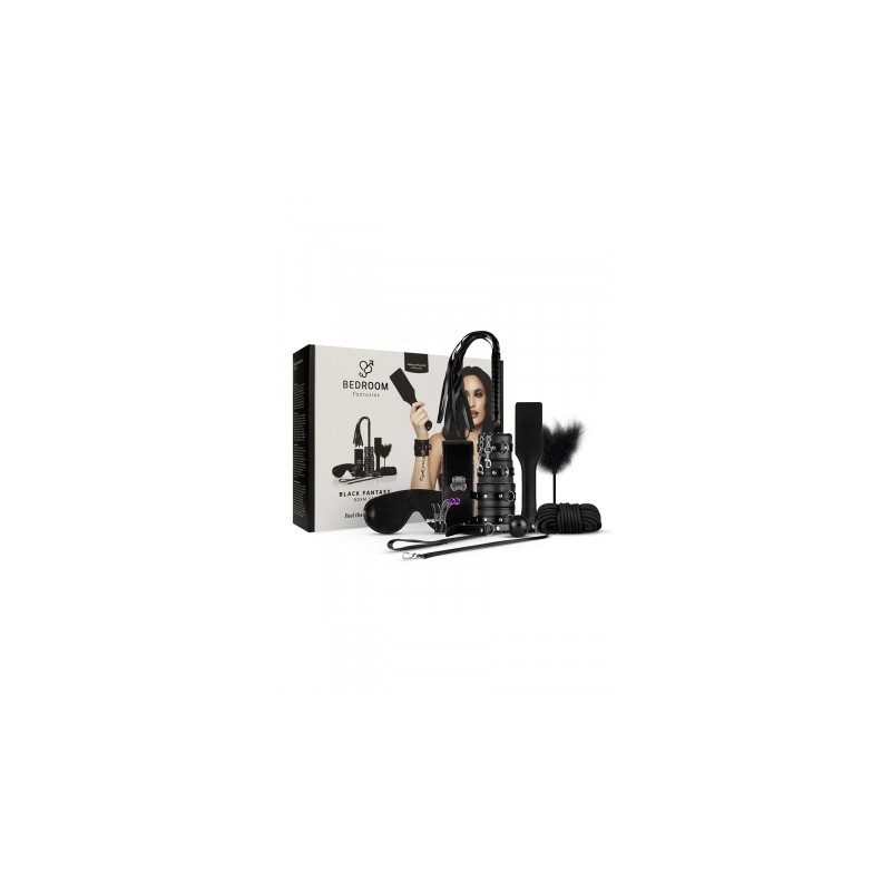 Coffret BDSM  Black Fantasy 10 accessoires - Bedroom Fantasies