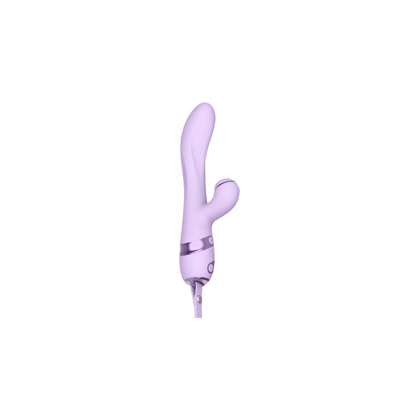 Vibro Rabbit 3 en 1 Purple Sucker - DIK