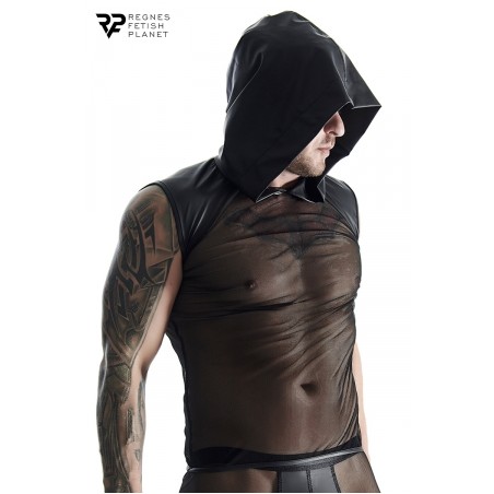 T-shirt à capuche en mesh - Regnes